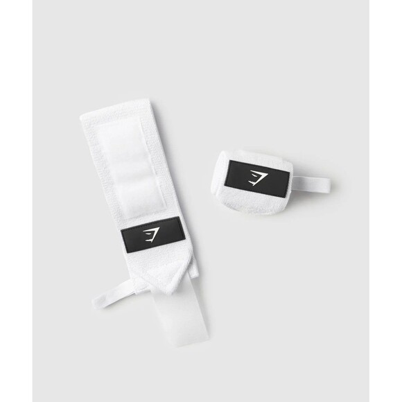 Gymshark Wrist Straps White - Picture 6 of 7